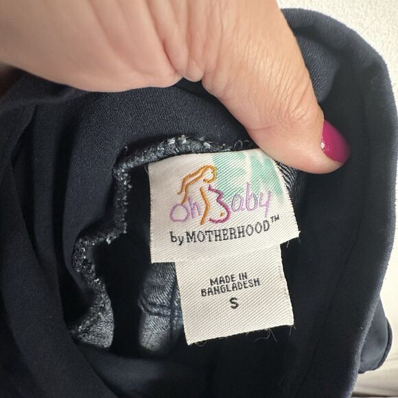 Oh Baby Motherhood Maternity Secret Fit Belly Jeans Small Bootcut Tall NEW - Picture 8 of 10